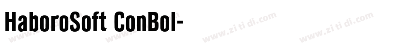 HaboroSoft ConBol字体转换 HaboroSoft ConBol字体转换